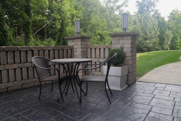 Concrete Patio Stamping in Petaluma